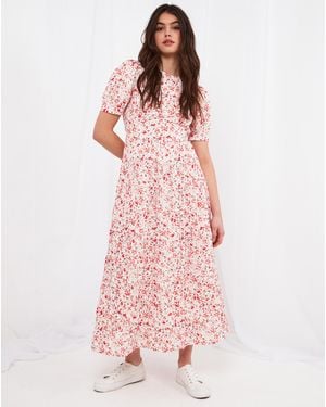 Joe Browns Amelia Tiered Maxi Dress - Pink
