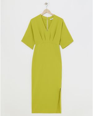 Joanna Hope Stretch Crepe Column Dress - Yellow