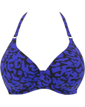 Fantasie Hope Bay Halter Bikini Top - Blue