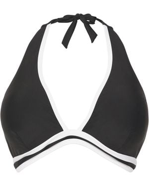 JD Williams Roma Halterneck Bikini Top - Black