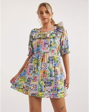 Nobody's Child Cassidy Mini Dress - Blue
