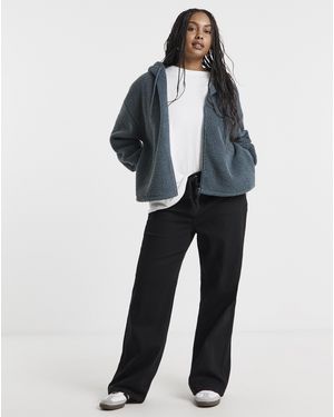 Simply Be Teddy Zip Through - Blue