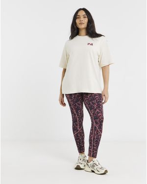 Snowdonia Leopoard Print Leggings - White