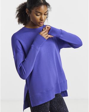 Sweaty Betty Longline Sweatshirt - Blue