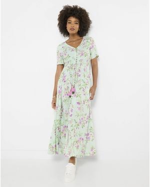 Joe Browns Summer Blossoms Maxi Dress - Green