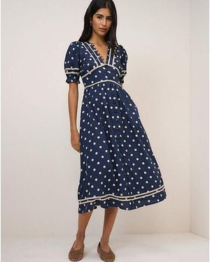 Nobody's Child Nc Saffy Midi Dress - Blue