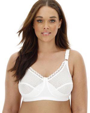Miss Mary Of Sweden Miss Mary Cotton Dots Bra - White