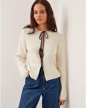 Monsoon Tula Tie Cardigan - Blue