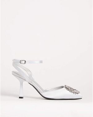 JD Williams Joanna Hope Embellished Shoe E Fit - Natural