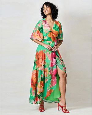 Hope & Ivy The Samantha Dress - Green
