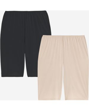 Pretty Secrets 2 Pack Culottes - Black