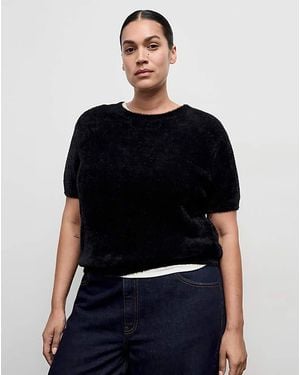 Mango Crew Neck Jumper - Black