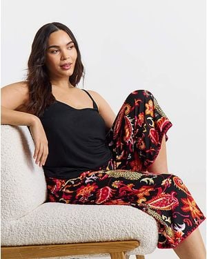 Figleaves Culotte Pj Set - Red
