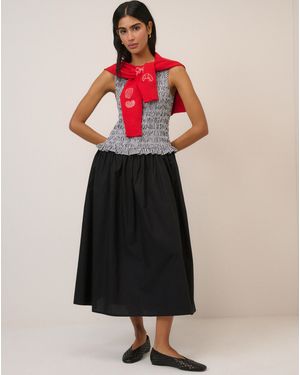 Nobody's Child Nc Drina Midi Dress - Black