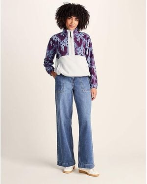 TOG24 Tog24 Microfleece Zip Neck - Blue