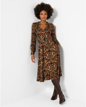 Joe Browns Jersey Midi Dress - White