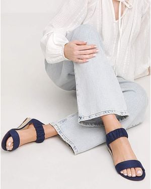 JD Williams Twin Strap Espadrille Sandal Eee Fit - White