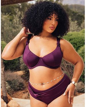 Curvy Kate Beach Bliss Bikini Top - Purple