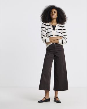 Simply Be 7 Culotte Jeans - Black