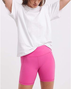 Sweaty Betty Power 6 Biker Shorts" - Pink