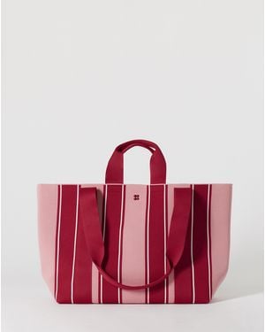Sweaty Betty Canvas Printed Tote Bag - Red