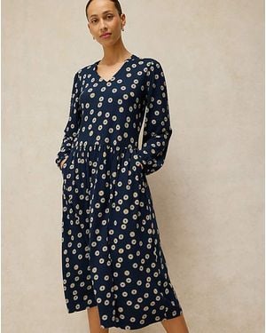 White Stuff Leah Jersey Dress - Blue