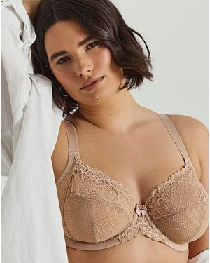 Elomi Tiernie Plunge Wired Bra - Brown