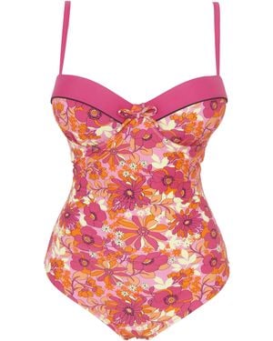 Joe Browns Flower Power Swimsuit - Red