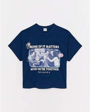 Friends Pyjama Shortie Set - Blue