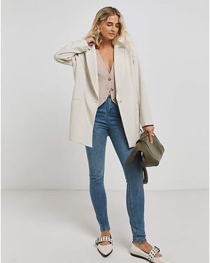 Simply Be Booty Booster Skinny Jeans - Blue