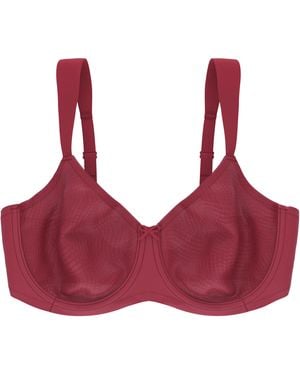 Triumph Essential Minimiser Bra Crimson - Red