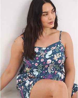 Pretty Secrets Seahorse Shortie Cami Set - Blue