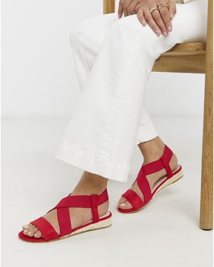 JD Williams Low Wedge Espadrilles Wide - White
