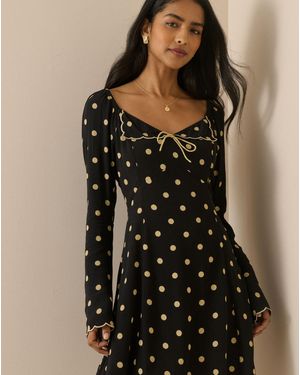 Nobody's Child Petite Lyon Mini Dress - Black