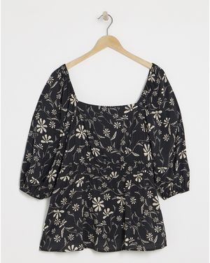 Simply Be Blouse - Black