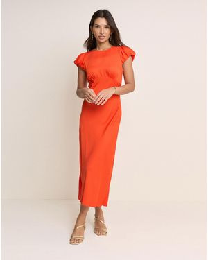 Nobody's Child Willow Midi Dress - Red