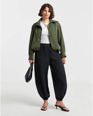 Simply Be Balloon Trouser - Black
