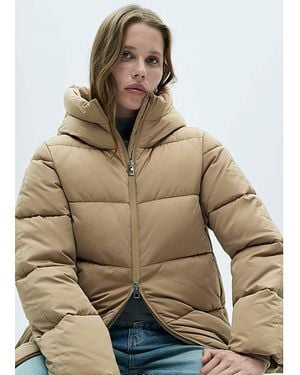 Mango Puffer Coat Tokyo - Natural