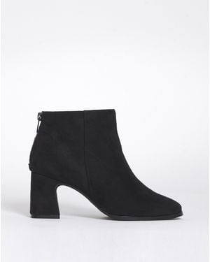 Simply Be Outside Zip Ankle Boot Wide - Black