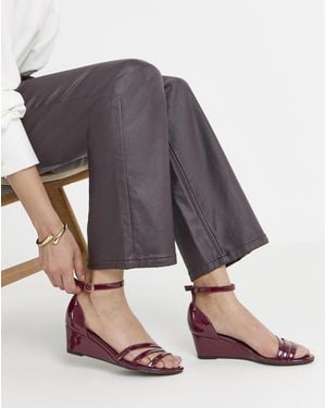 JD Williams Low Wedge Two Part Sandals Ex Wide - Multicolour