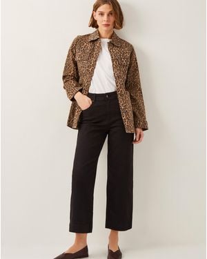 Monsoon Hallie Regular Crop Jeans - Natural