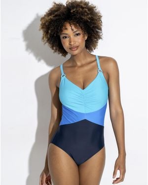 Pour Moi Pour Moi Brighton Control Swimsuit - Blue