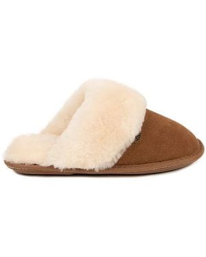 Just Sheepskin Duchess Slippers - Natural