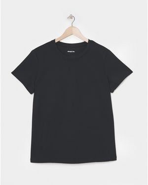 Simply Be Sb3 Magisculpt T-Shirt - Black