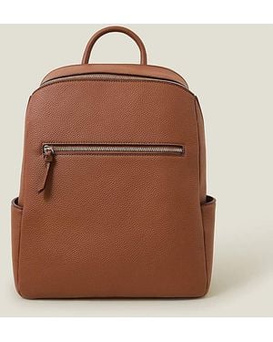 Accessorize Smart Zip Around Backpack - Brown