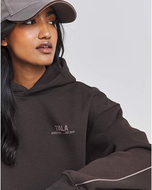 Tala Winter Sports Oversized Hoodie - Black