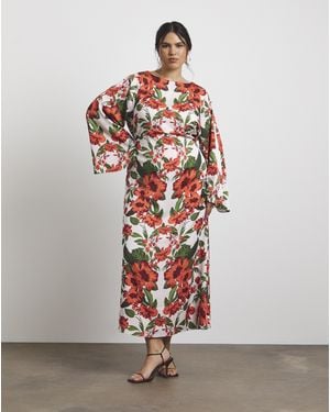 Joanna Hope Maxi Column Dress - White