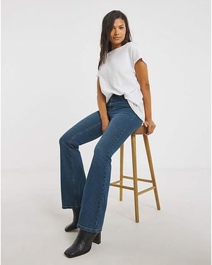 Simply Be 24/7 Flare Jeans - Blue