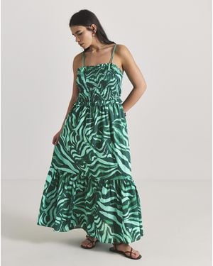 MAGISCULPT Maxi Beach Dress - Green