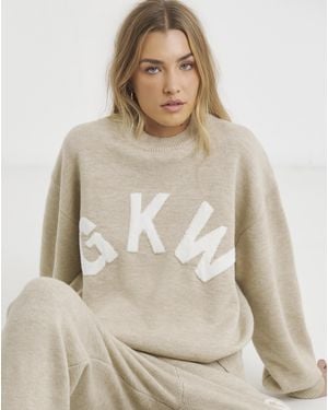 Gym King Restore Knit Crew - Natural
